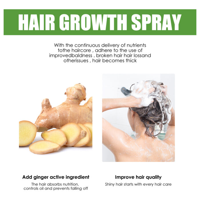 Hair Care Solution Gently Nourishes And Massages Scalp, Moisturizes And Softens Hair Care Spray - Image 5