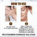 Shrink Pore And Brighten Skin Essence, Moisturize And Lighten Spots Shrink Pores Nicotinamide Original Solution Essence