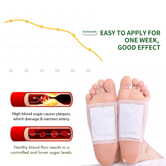 Foot Pads, Foot Massage Ginger Removing Moisture And Cold Body Health Care Foot Pad - Image 4