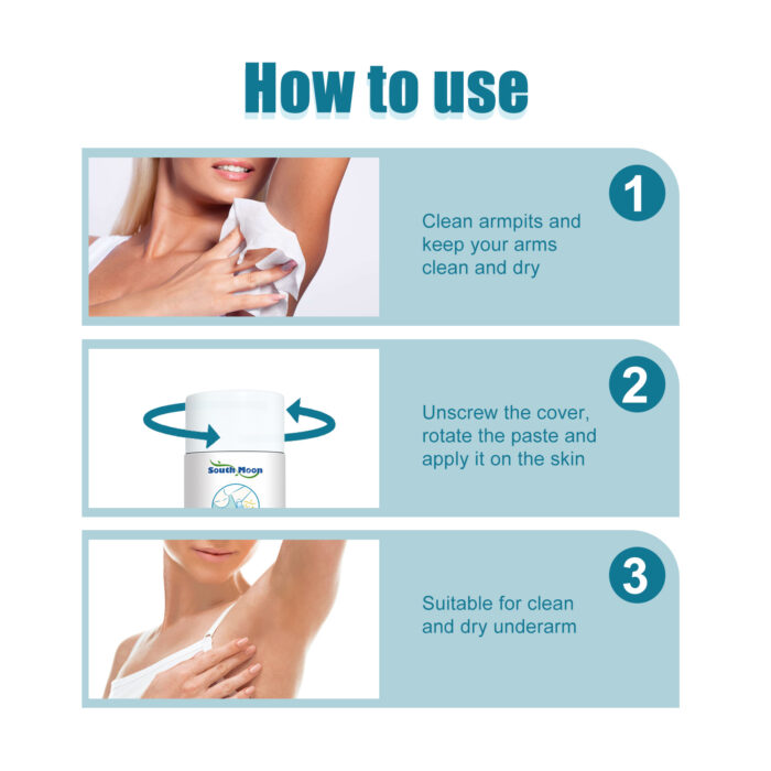 Coconut Oil Underarm Deodorant, Lighten Underarm Odor Refreshing And Fragrance Antiperspirant Cream - Image 7