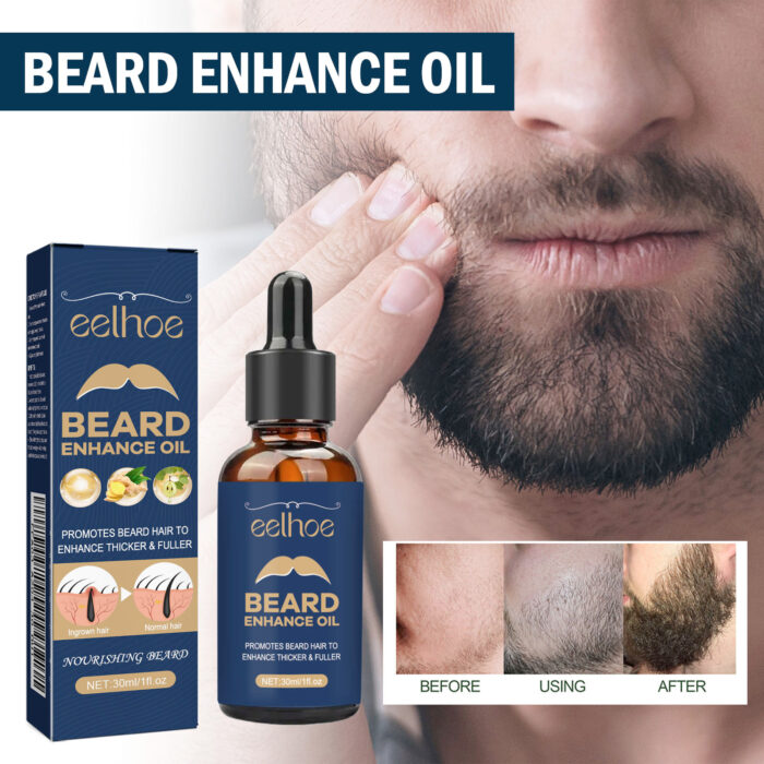 Facial Hair Care Oil Strengthens Root And Moisturizes And Brightens Men's Facial Hair - Image 3