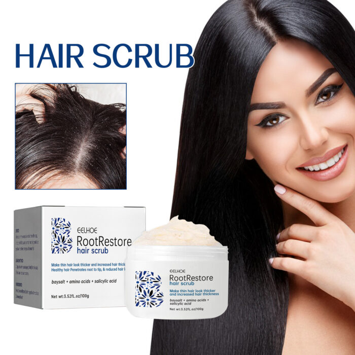 Hair Scrub Cleans Scalp Dandruff, Soothes Itchiness, Moisturizes Dense, Firming, And Prevents Hair Loss - Image 3