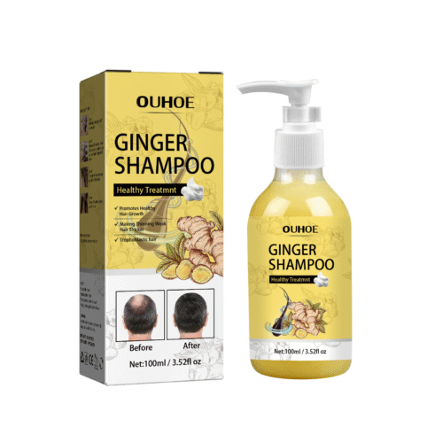 Ginger Dense Hair Shampoo, Moisturizes Reduces Itchiness, Strengthens Dense And Fluffy Hair Care Shampoo