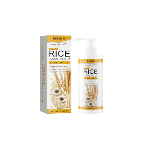 Rice Raw Pulp Body Lotion, Light Black Anti-Dryness Tender Bright And White Body Lotion