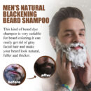 Shampoo Men's Hair Cleansing Moisturizing Massage Treatment Smoothing Dark Hair Shampoo