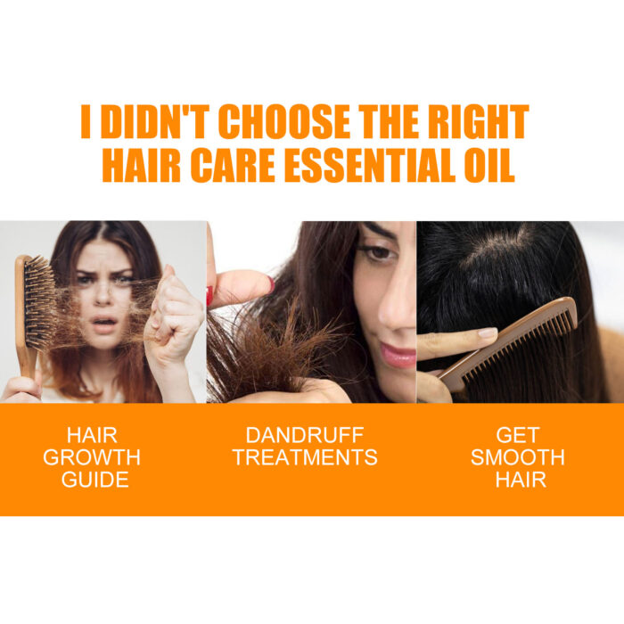 Anti-Frizz Hair Essence Repair Perm Dye Dry Split Hair Moisturizing Hair Smoothing Hair Essential Oil - Image 4