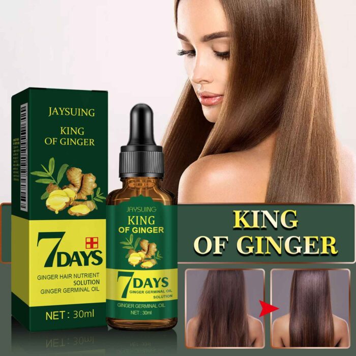 Ginger Hair Care Essential Oil Refreshing And Nourishing Scalp Follicles And Strengthening Hair Nutrition Solution - Image 3