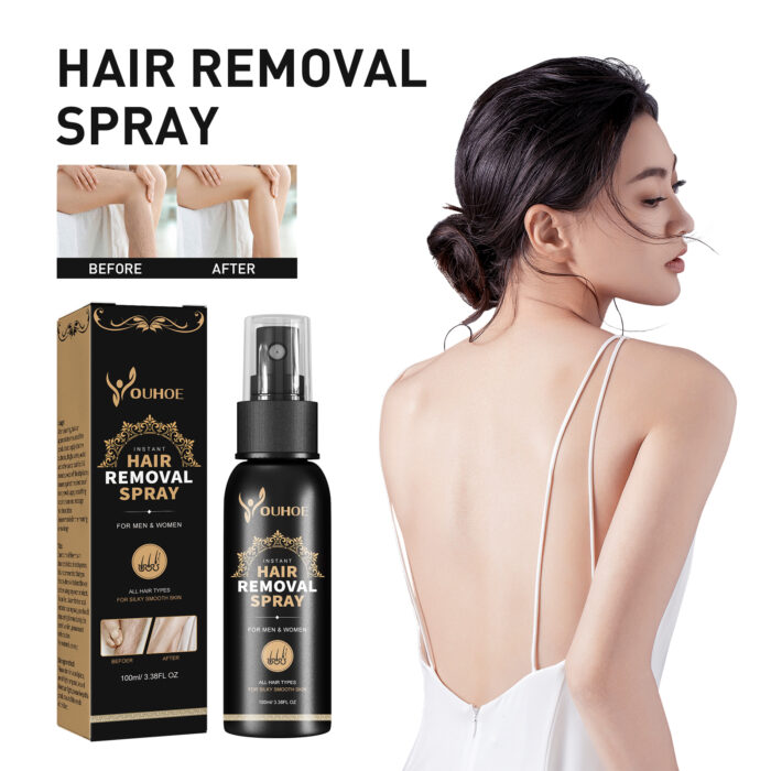 Hair Removal Spray, Mild Non-Irritating Dry And Cool Whole Body Hair Removal And Hair Suppression Spray - Image 2