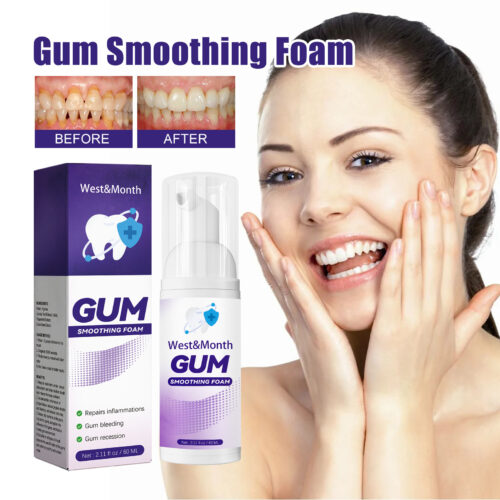 Gum Smoothing Foam, Clean Stains And Grime Care For The Mouth White Teeth Toothpaste