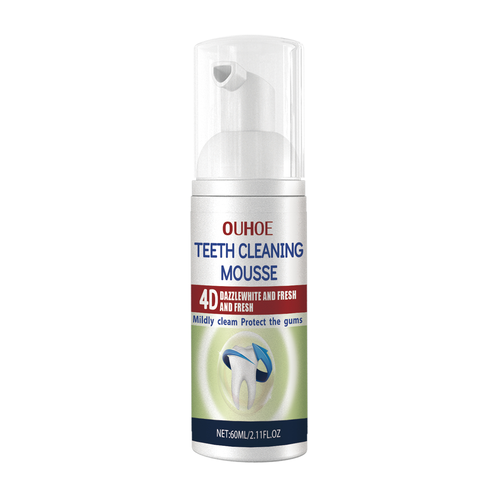 Tooth Cleaning Mousse, Mouth Clean Fresh Bright White Anti-decay Foam Toothpaste