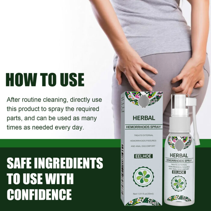 Herbal Care Spray Gently Pampers And Nourishes The Body Soothing Perianal Body Care Spray - Image 7