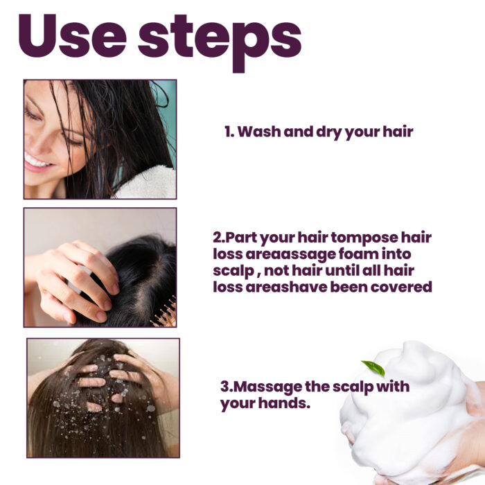 Hair Nutrition Growth Foam, Nutrition Strengthens Hair, Prevents Hair Loss And Irritates Hair Follicles - Image 6