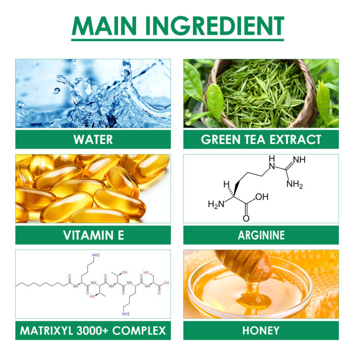 Facial Green Tea Vitamin Cleanse Mask, Facial Acne Deep Moisturizing Smear Delicate Pores Tender Skin - Image 6