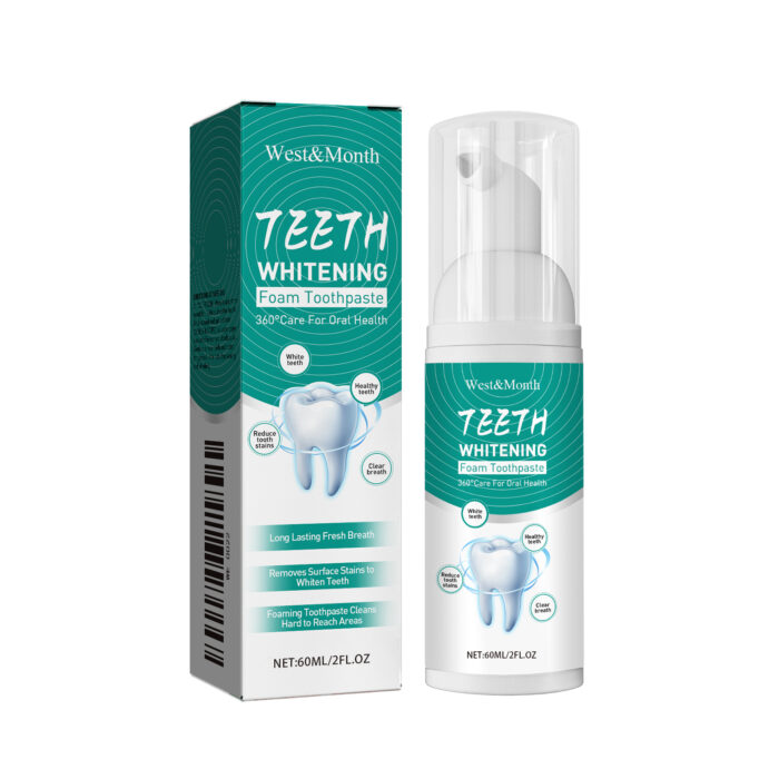 Foam Toothpaste Breath Freshening Whitening Toothpaste Tooth Anti-Moth Mouth Cleaning Tooth Stains And Gum Care - Image 8