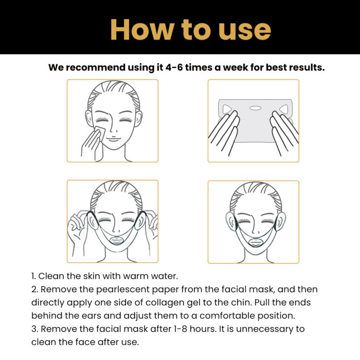V-shaped Face Lifting Facial Mask, Tightens And Lifts Facial Skin Shapes Facial Mask - Image 6