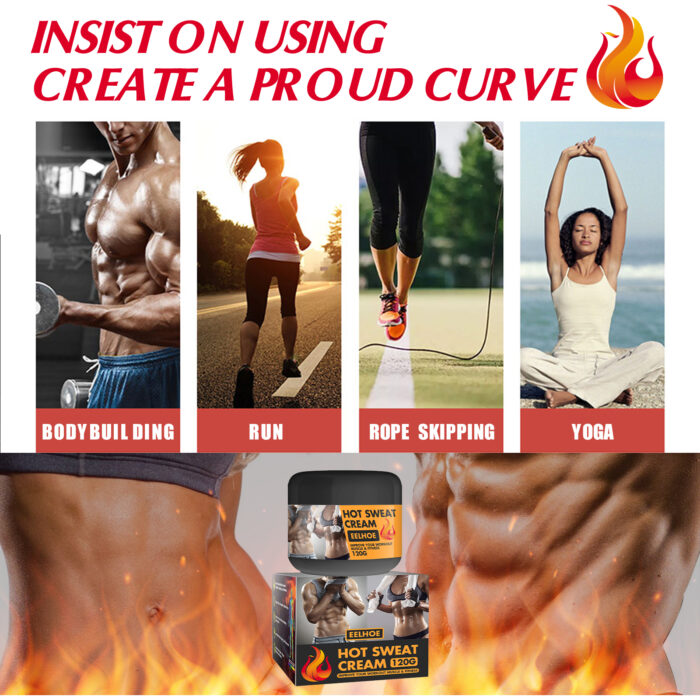 Body Sculpting Abs Cream, Exercise Strengthen Muscles Fitness Body Sculpting Cream - Image 4