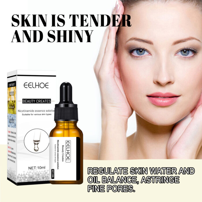 Shrink Pore And Brighten Skin Essence, Moisturize And Lighten Spots Shrink Pores Nicotinamide Original Solution Essence - Image 3