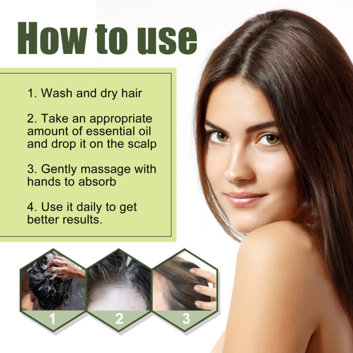 Hair Boosting Serum, Preventing Hair Loss And Repairing Dry And Frizzy Hair Soft And Moist Dense Hair Oil - Image 6