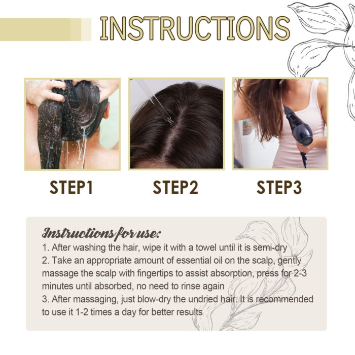 Rosemary Essential Oil For Hair Care, Gentle And Nourishing Hair Care Oil - Image 7