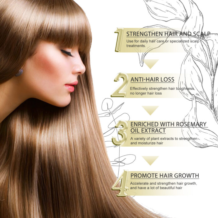 Rosemary Essential Oil For Hair Care, Gentle And Nourishing Hair Care Oil - Image 4