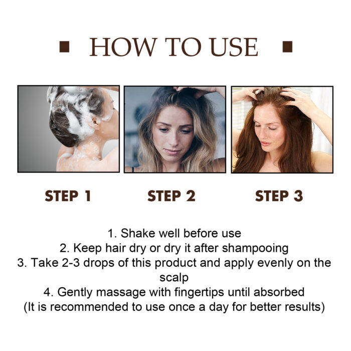 Hair Enrichment Essence, Moisturizes Hair Repair Hair Root Thickening Hairline Strengthening Hair Treatment Essence - Image 7
