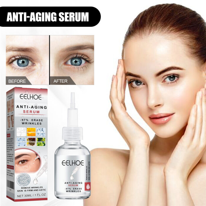 Deep Cleansing Anti-Wrinkle Serum, Facial Skin Smoothing Fine Lines Hydrating Firming And Care Serum - Image 3